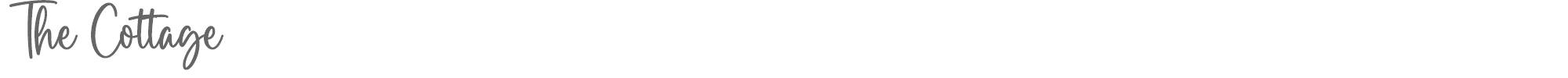 Sample characters The Cottage Font